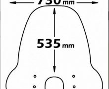 Parabrezza Piaggio Liberty 50 4T 2004-11